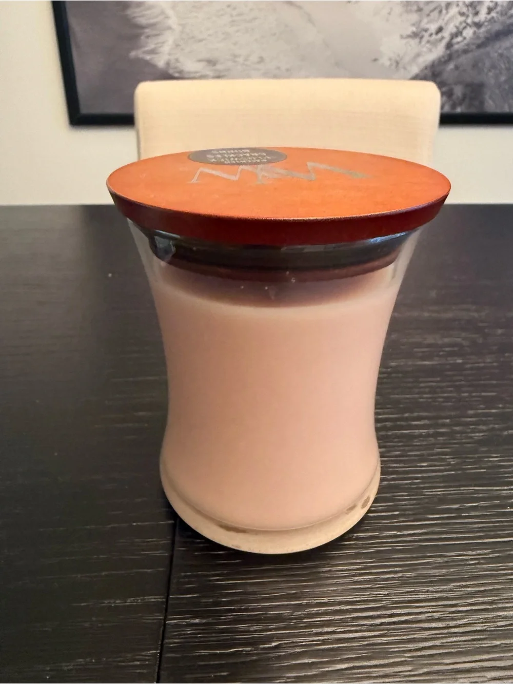 WoodWick Vanilla & Sea Salt 9.7 oz Candle Unused Crackles as it Burns